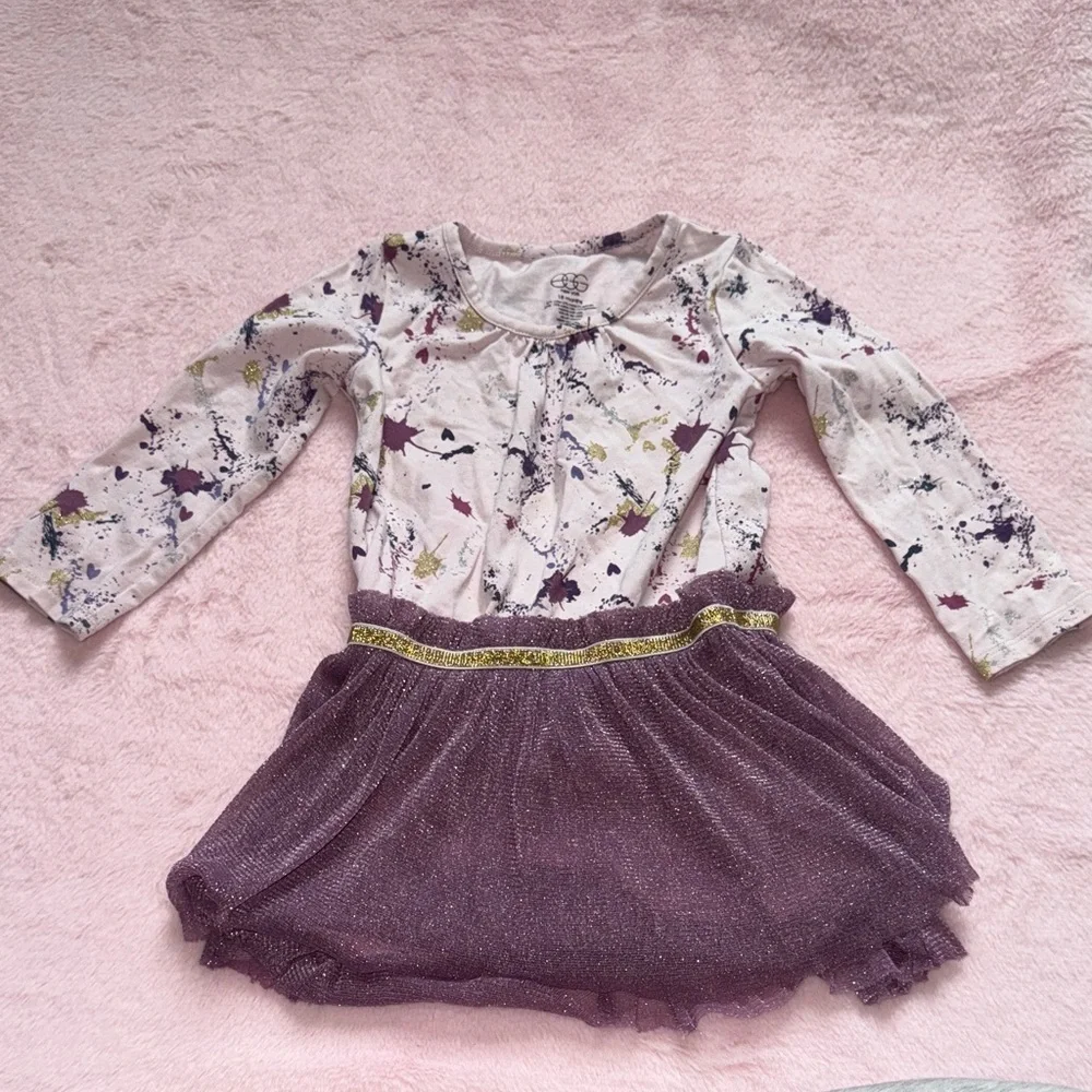Girls Purple Glitter Tutu Dress** Bundle 5+ items and name your offer!!! 💖💞
